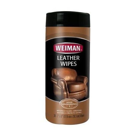 Weiman Products 30CT Leather Wipes 91